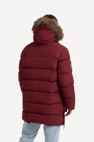 Пуховик Норман Nordic Goose ЧБК (Мужской; 50; Винный)